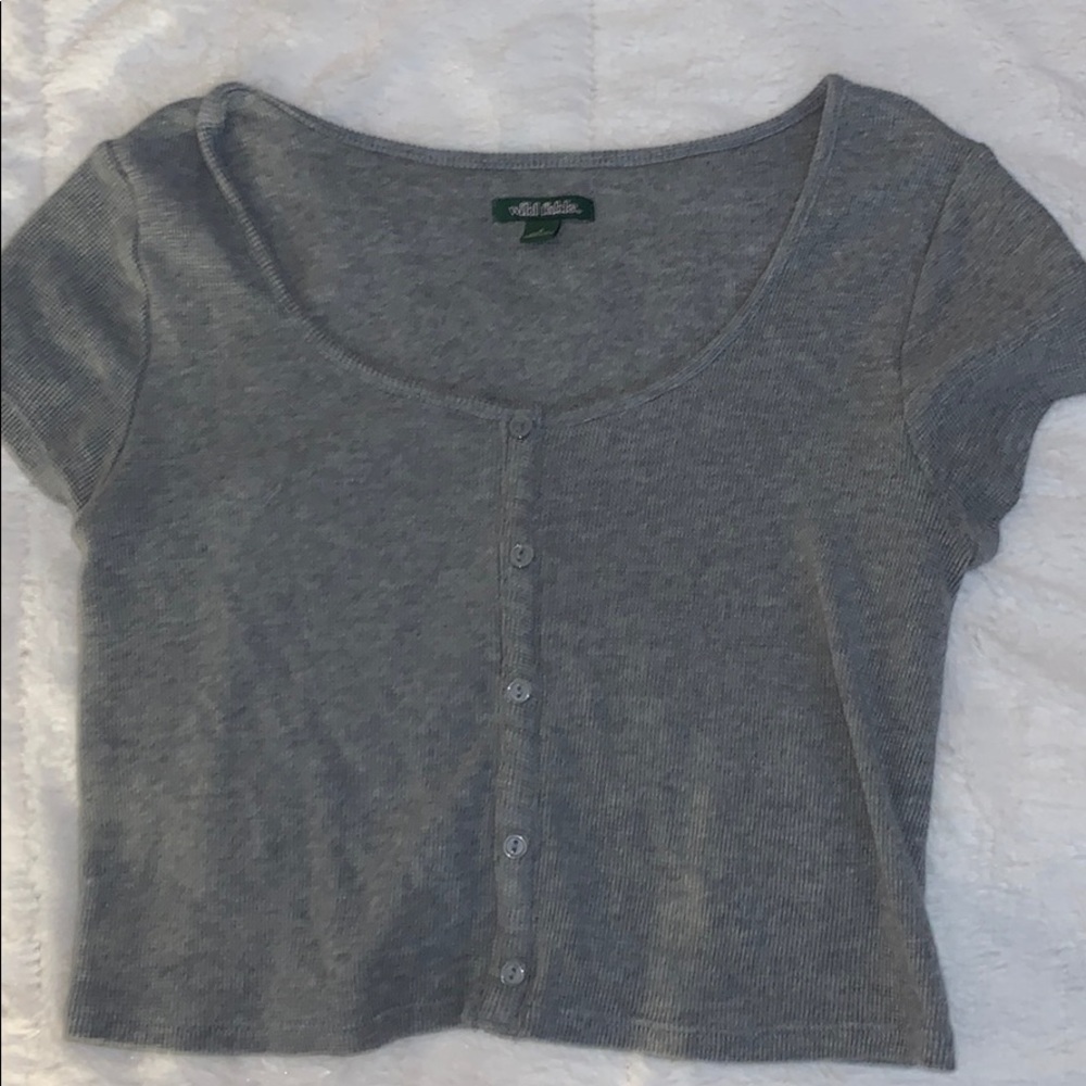 Button down tee